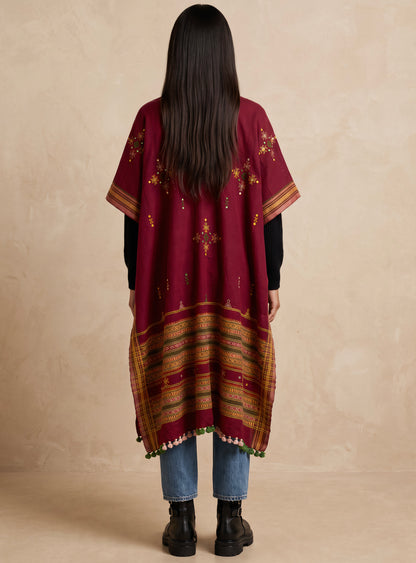 NOMAD Mirror Cape| Maroon