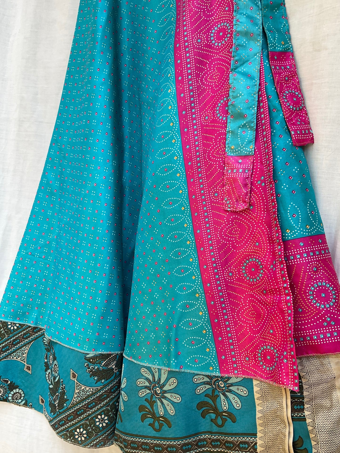 Multi-Wrap Skirt & Dress| Sky Blue Pink