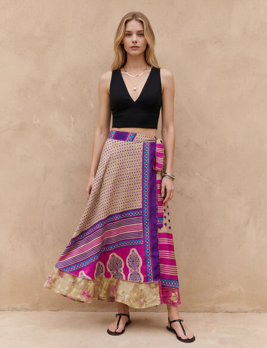Multi-Wrap Skirt & Dress| Pinky