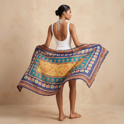 Sia Shimmer Silk Scarf & Beach Wrap