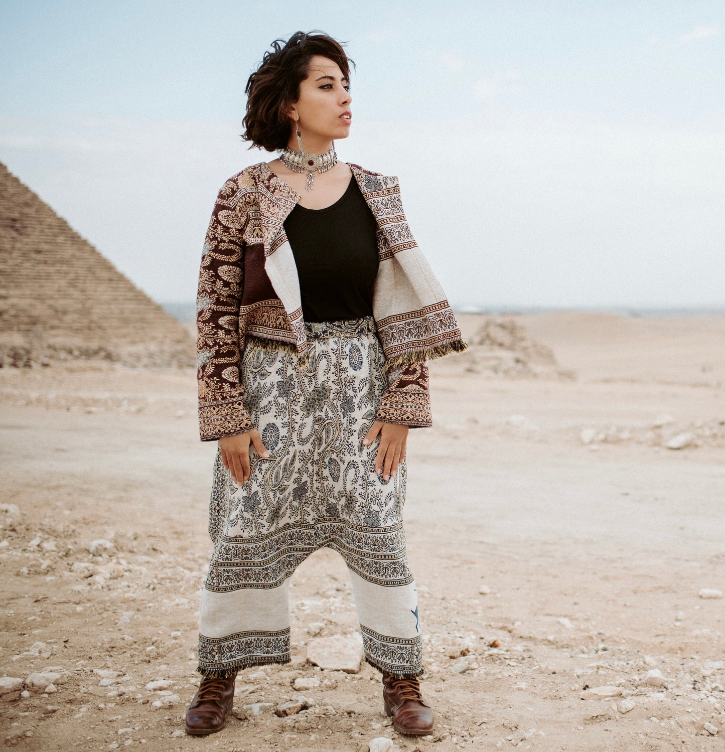 Ghazalla Reversible Cotton Jacket