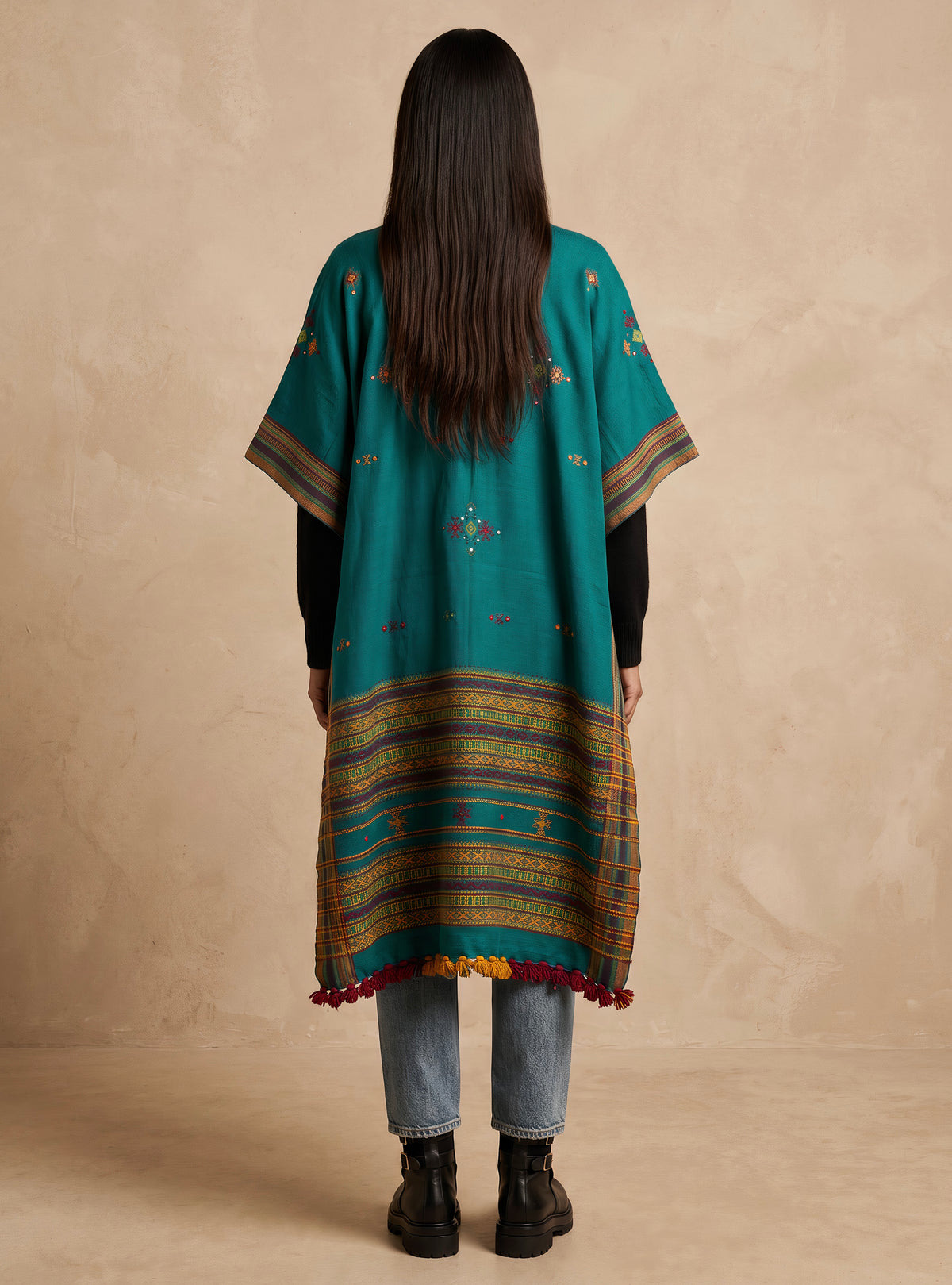 NOMAD Mirror Cape| Teal Green
