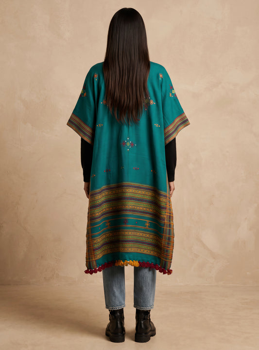 NOMAD Mirror Cape| Teal Green
