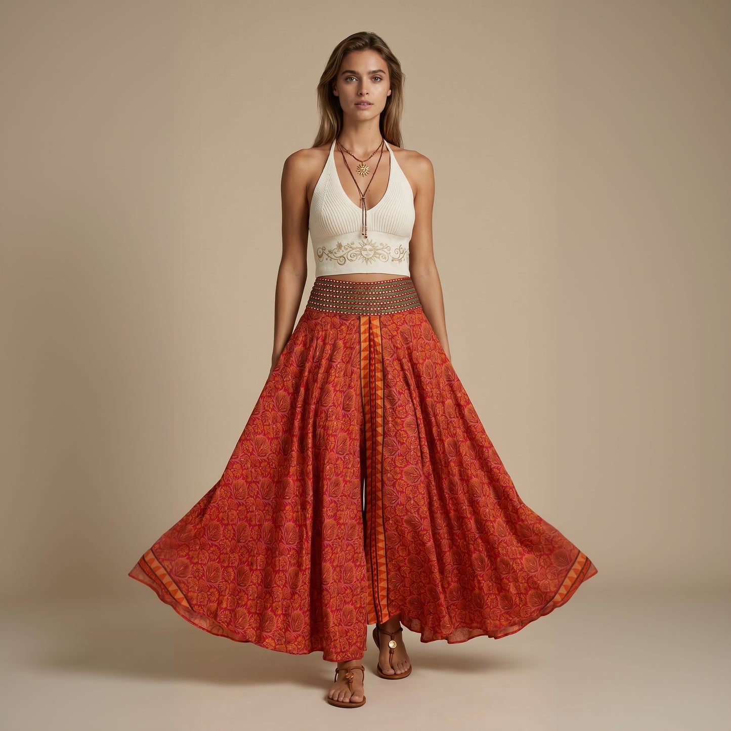 Sunsets Silk Pant