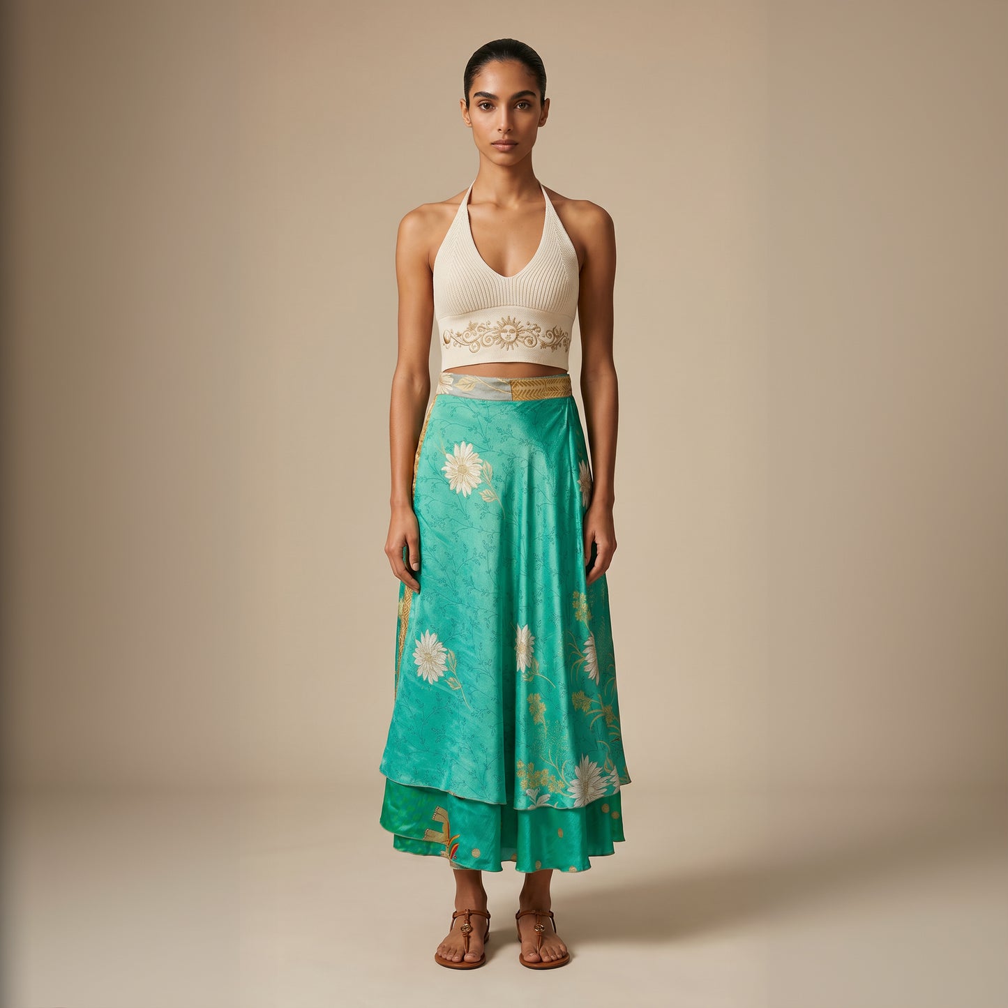 Multi-Wrap Skirt & Dress| Greens