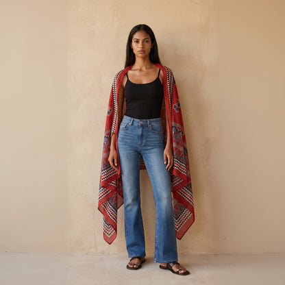 Veda Cotton Scarf &  Wrap