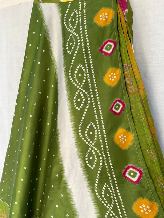 Multi-Wrap Skirt & Dress| Green Star