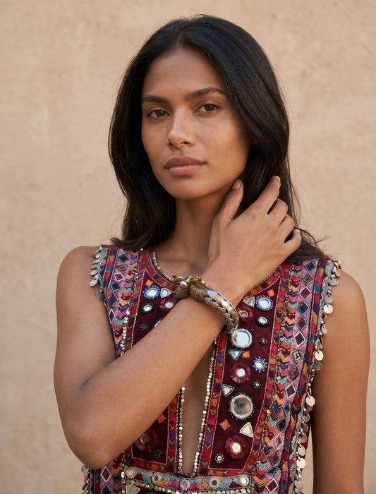 The Peacock Heritage Bangle