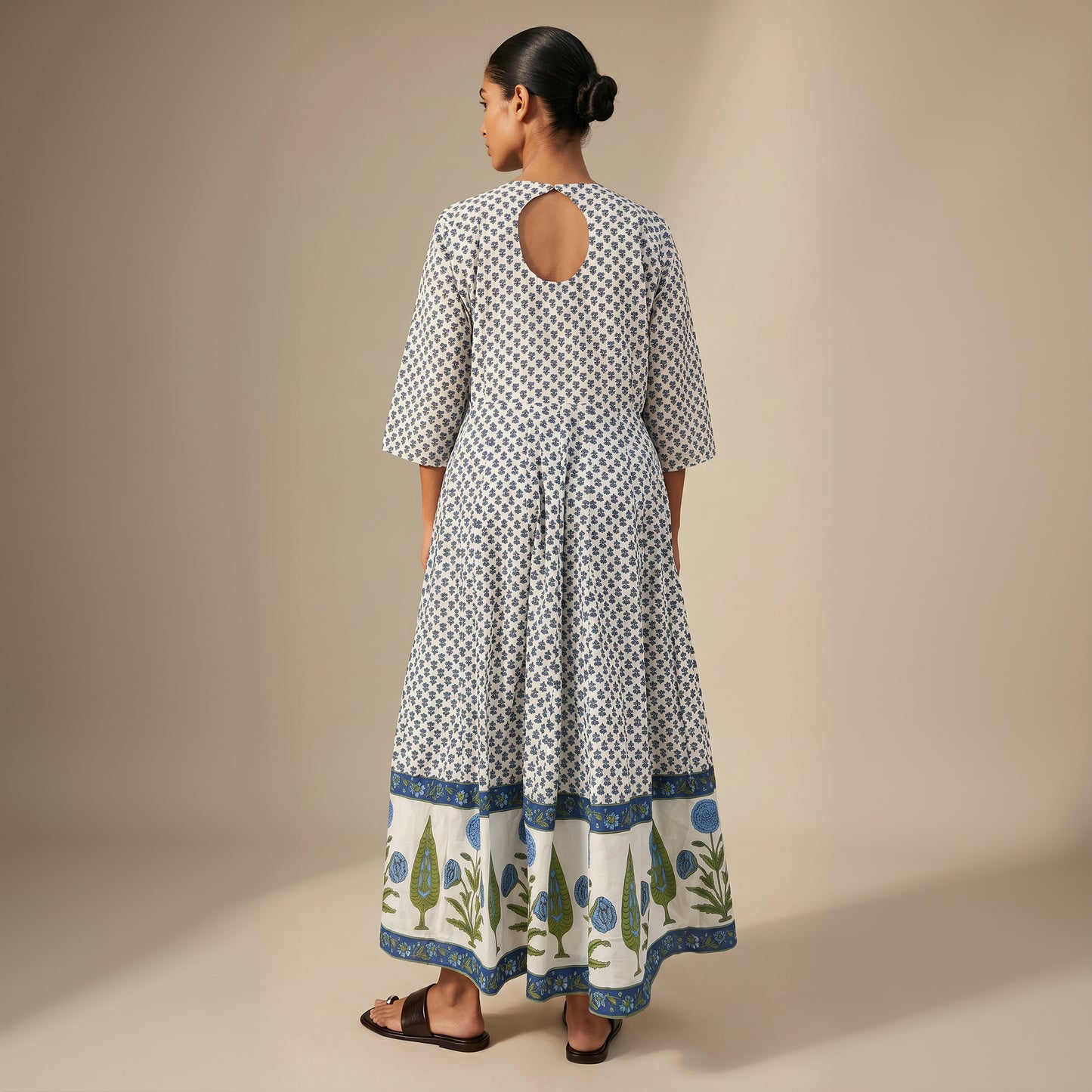 Indigo Pure Cotton Dress