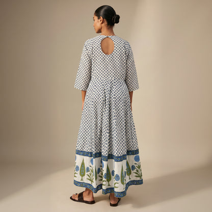 Indigo Pure Cotton Dress
