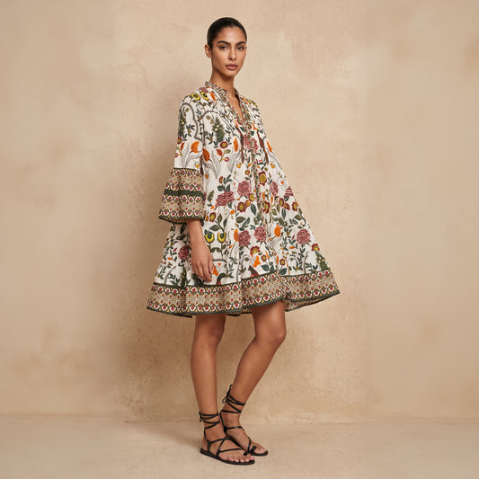 The Zephyr Flora Short Dress