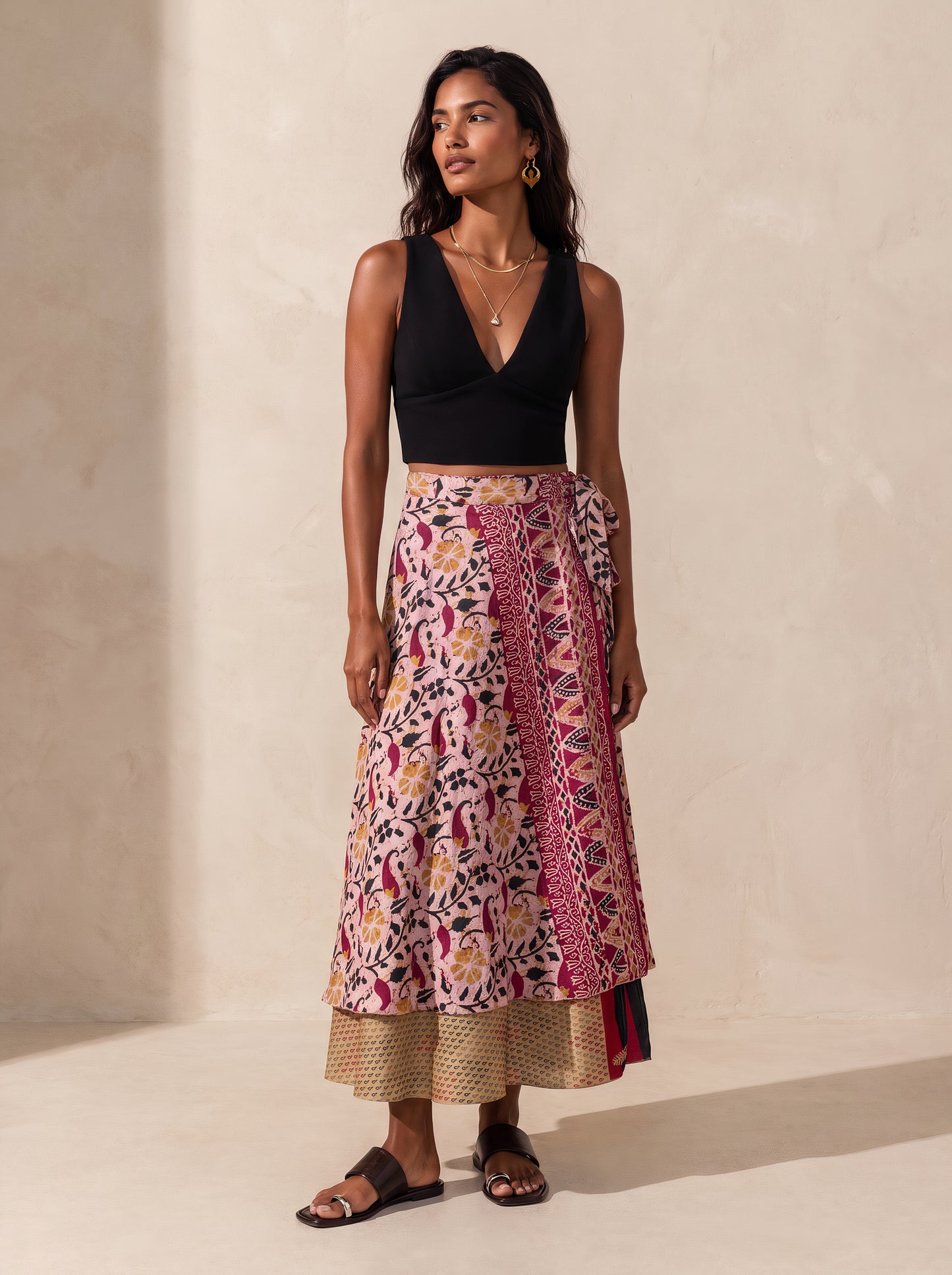 Multi-Wrap Skirt & Dress| Red