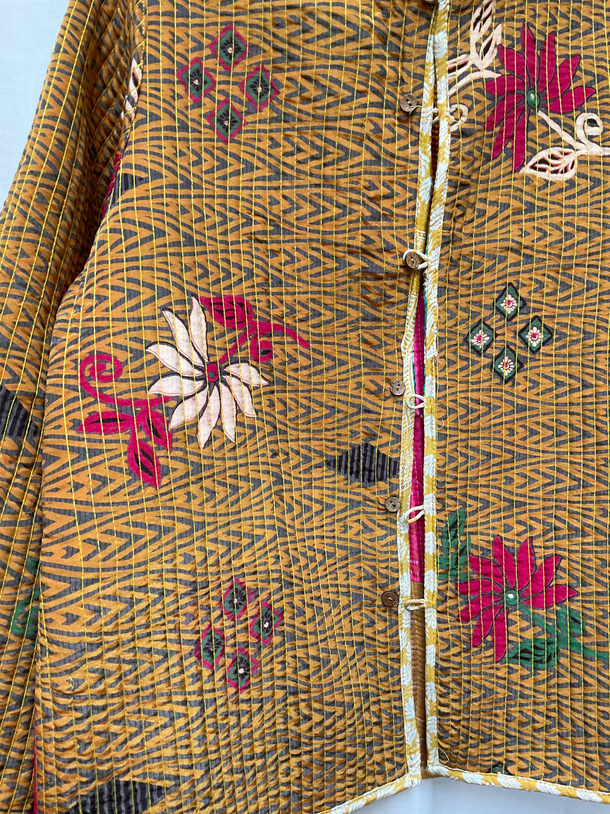 The Reversible Artisan Silk Jacket| Ann