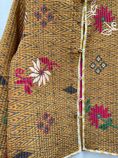 The Reversible Artisan Silk Jacket| Ann