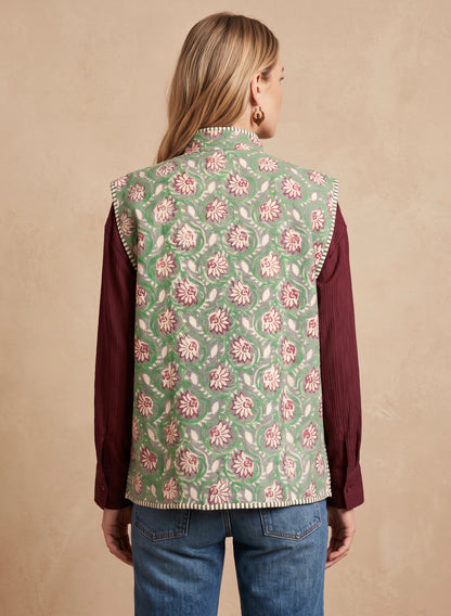 The ECLIPSE Sage & Mulberry Vest