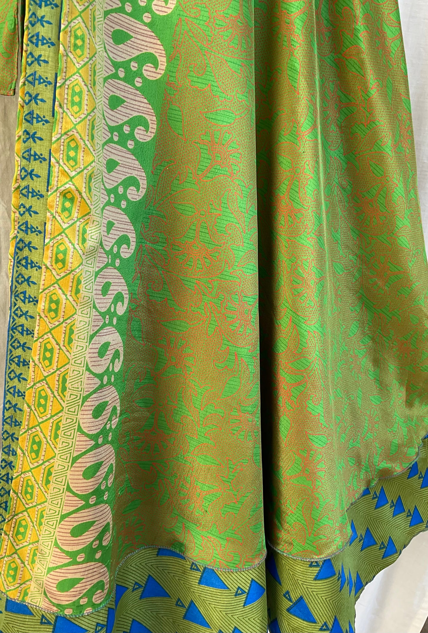 Multi-Wrap Skirt & Dress| Parrots Green