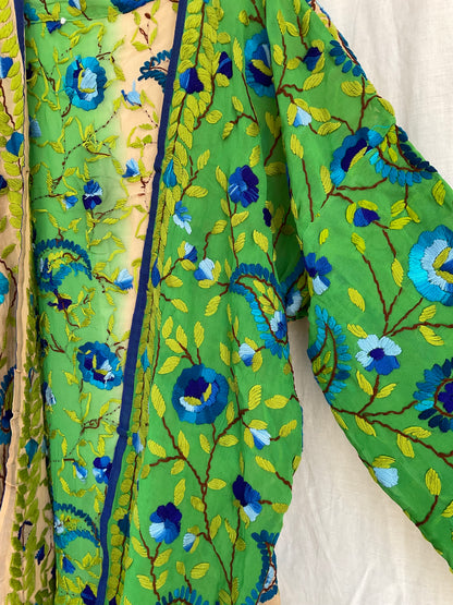 The Artisan Cardigan| Canary Green