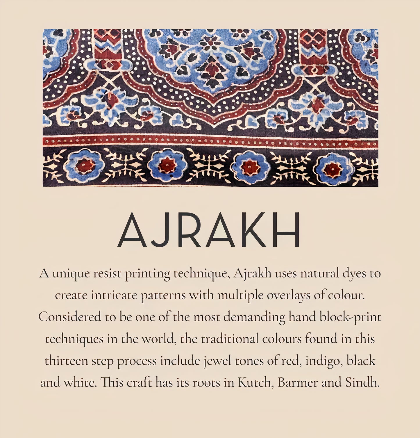 The Patchwork Ajrakh Cotton Duster| Maroonesh