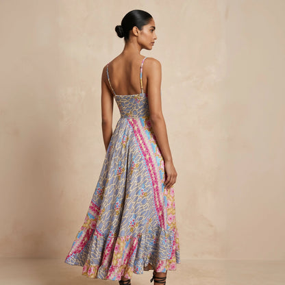 The Aurelia Silk Dress Pink