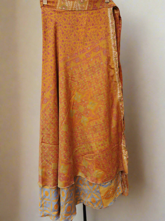 Wrap Silk Skirt