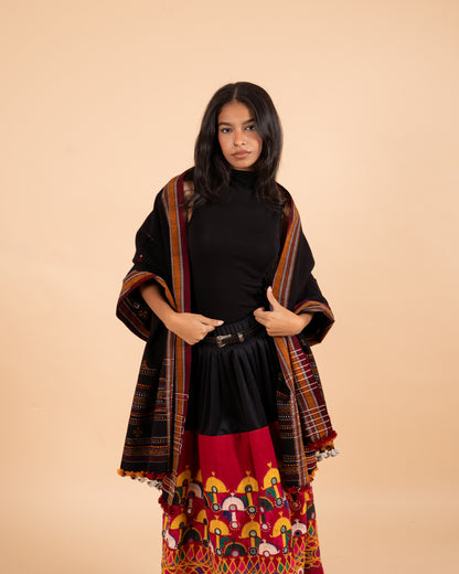 The Desert Heirloom Skirt: Hand-Embroidered