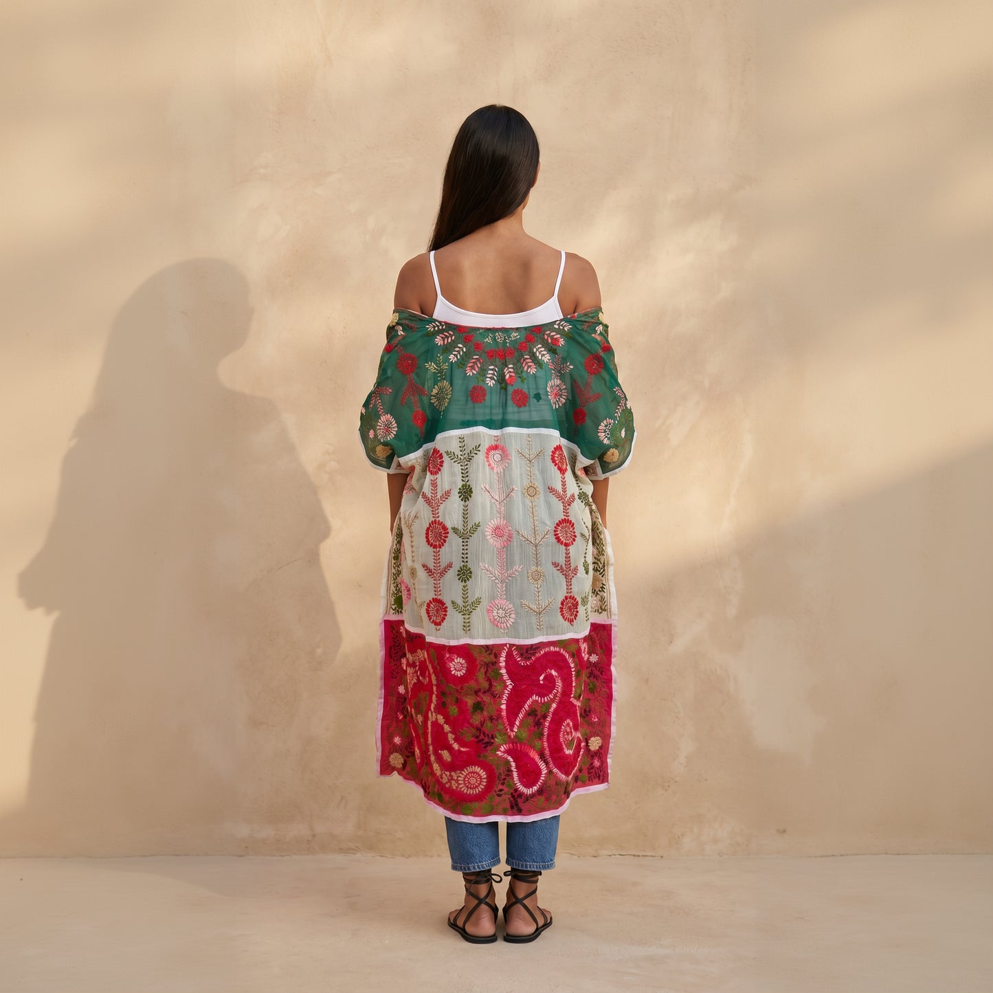 Zara Hand Embroidered Kimono