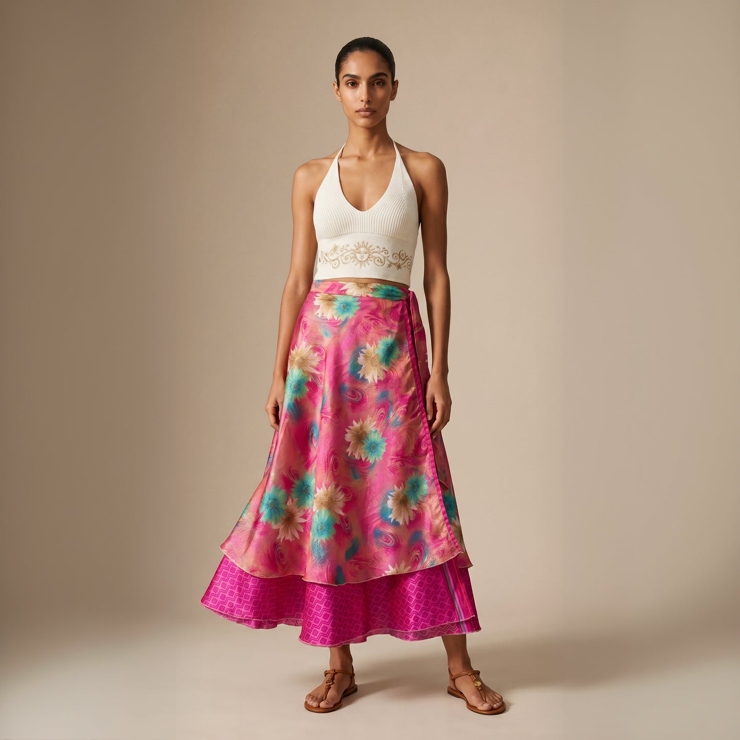 Multi-Wrap Skirt & Dress| Fuchsia