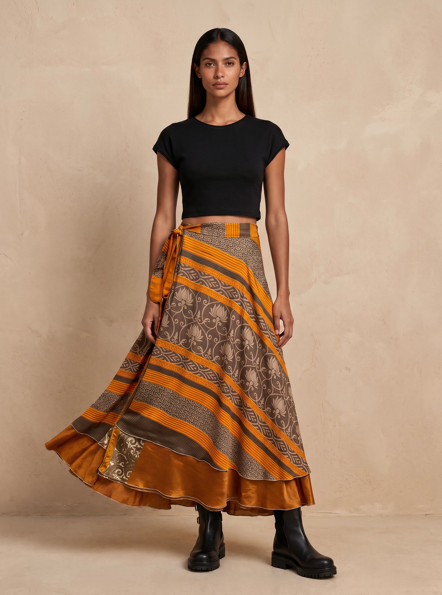 Multi-Wrap Skirt & Dress| Golden Lotuse