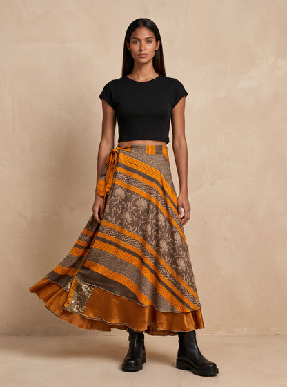 Multi-Wrap Skirt & Dress| Golden Lotuse