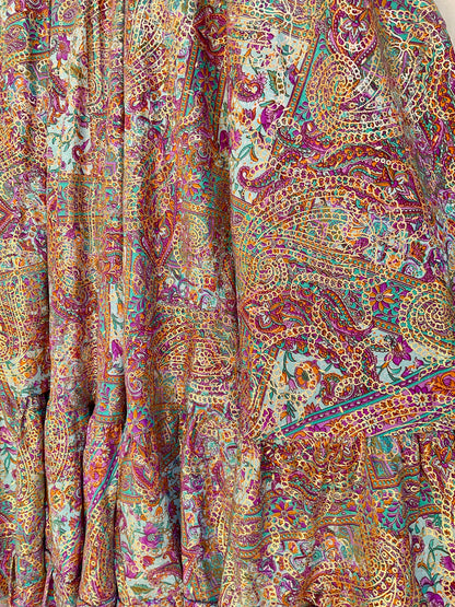 The Aurelia Silk Dress Lavender Gold