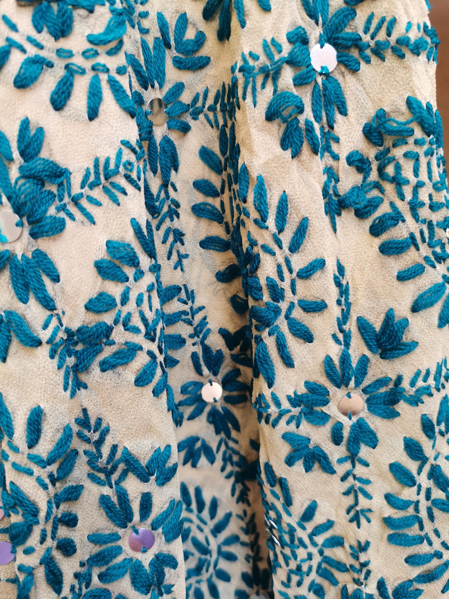 Iris Hand Embroidered Backless Dress