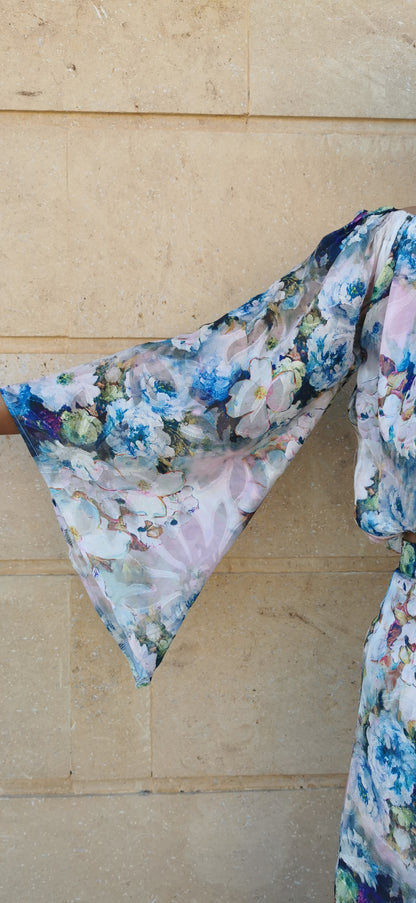 Rossa Wrap Skirt and Off shoulder Top Set