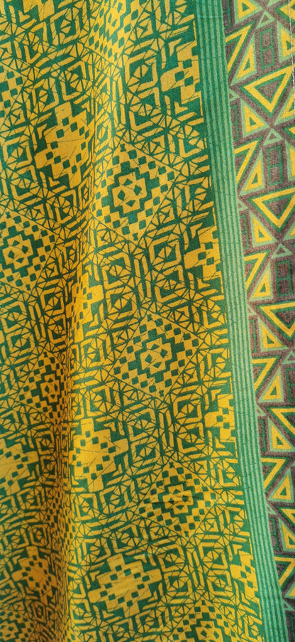 Zoe Silk Double Layers Wrap Skirt