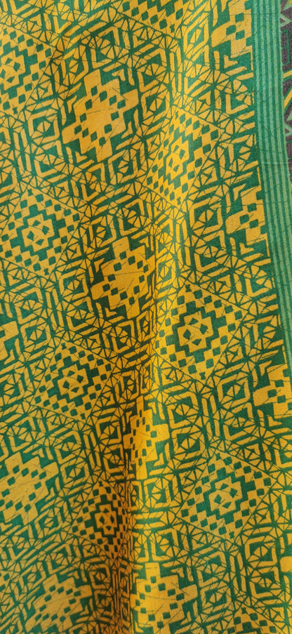 Zoe Silk Double Layers Wrap Skirt