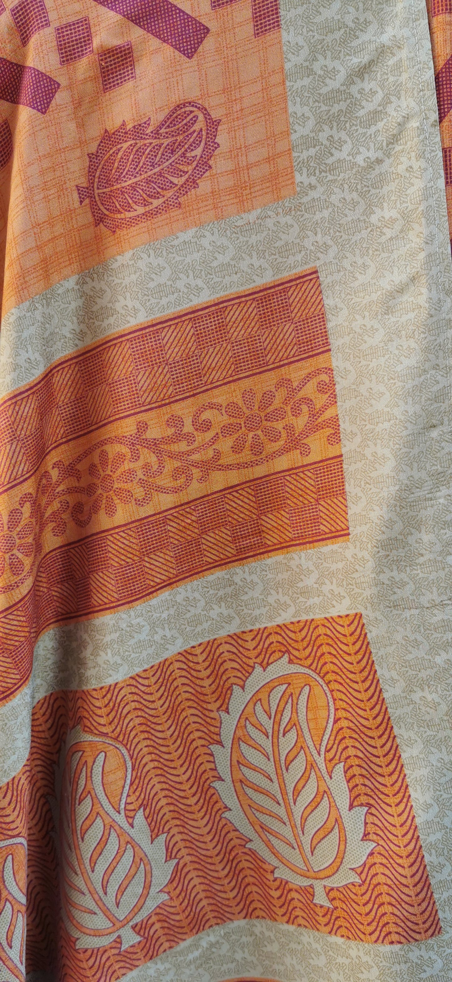 Vani Silk Double layers Wrap Skirt