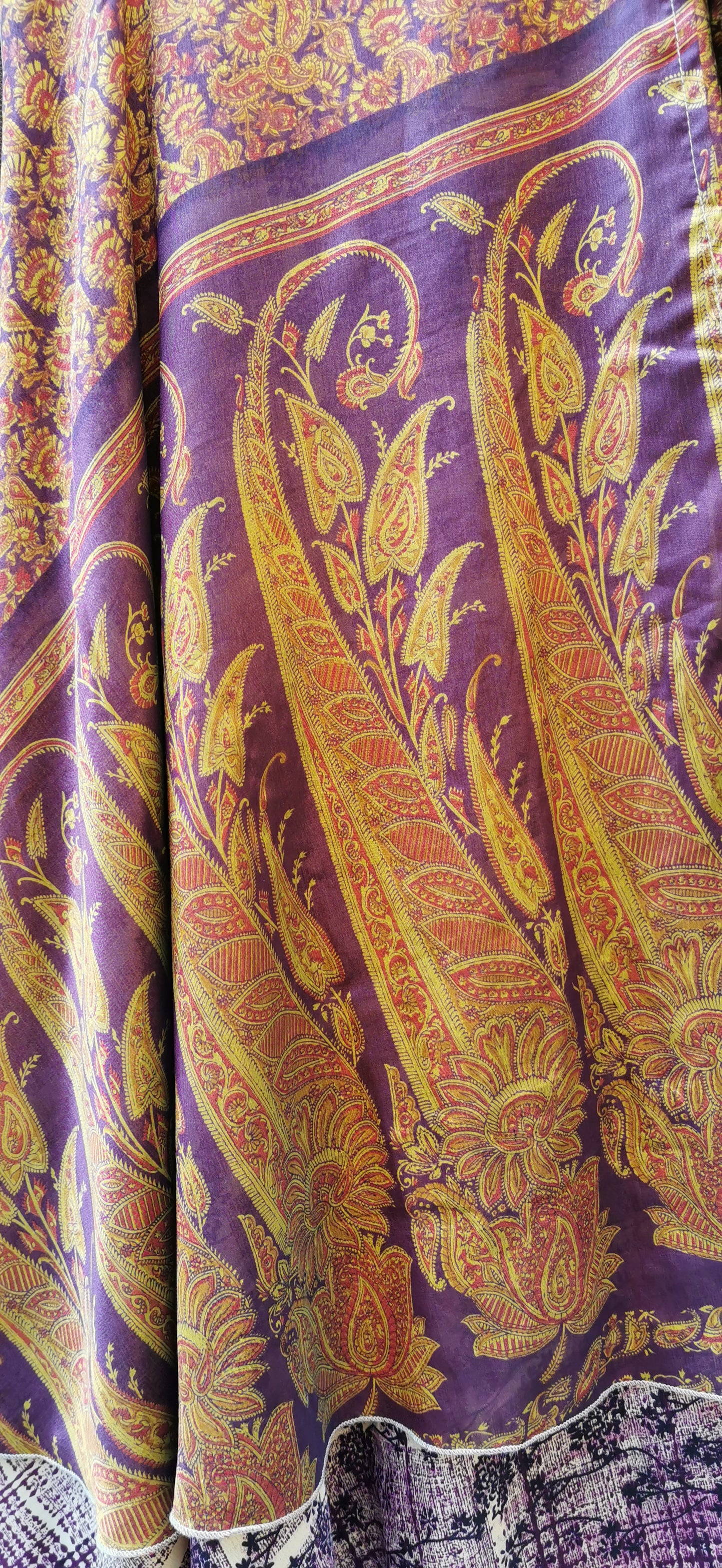 Maharani Silk Double layer Wrap Skirt