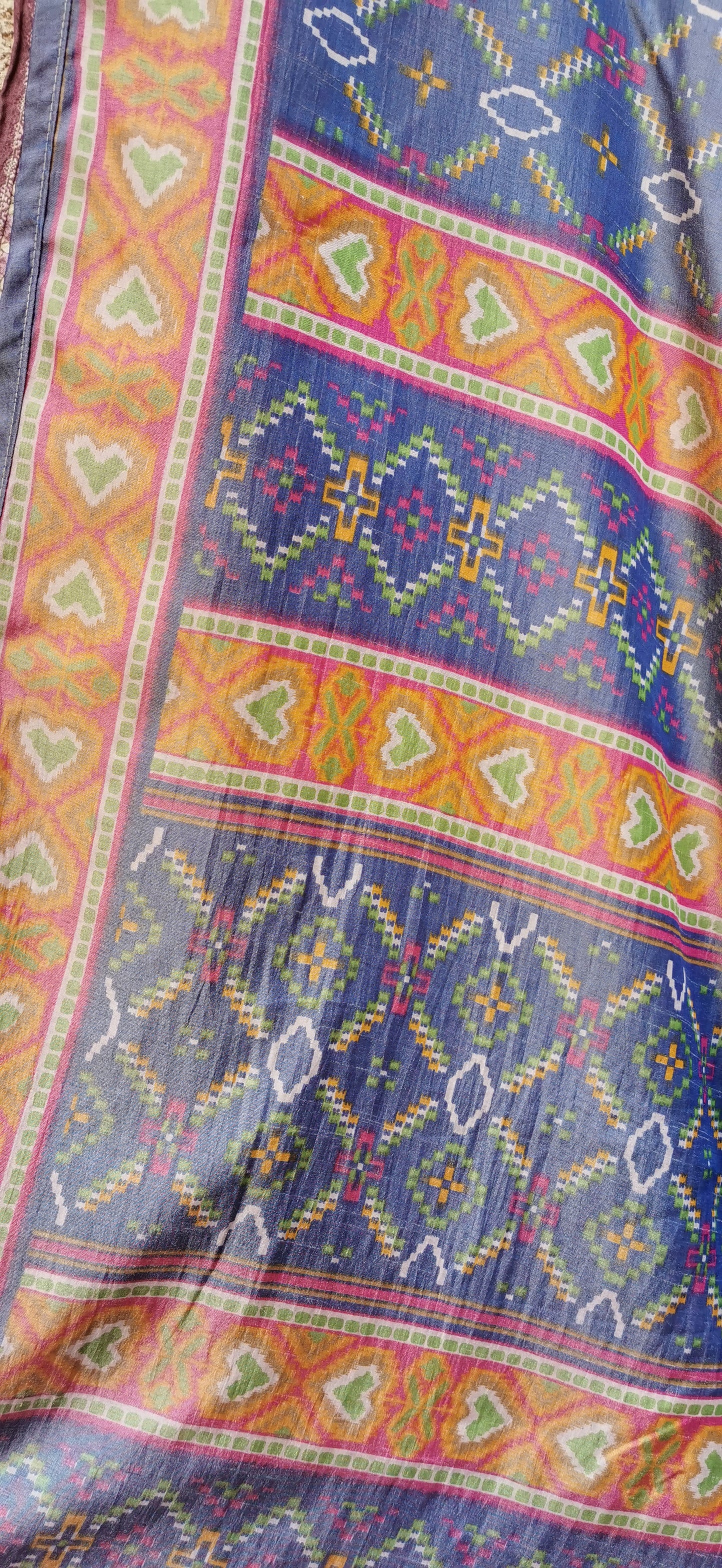 Sol Silk Double layers Wrap Skirt