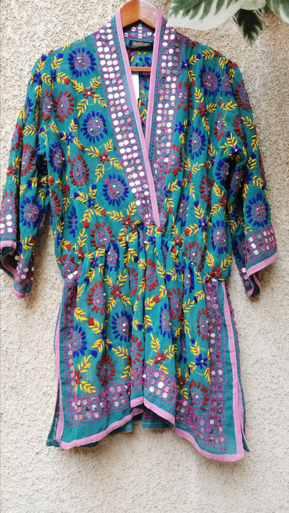 Calliope Hand Embroidered Dress