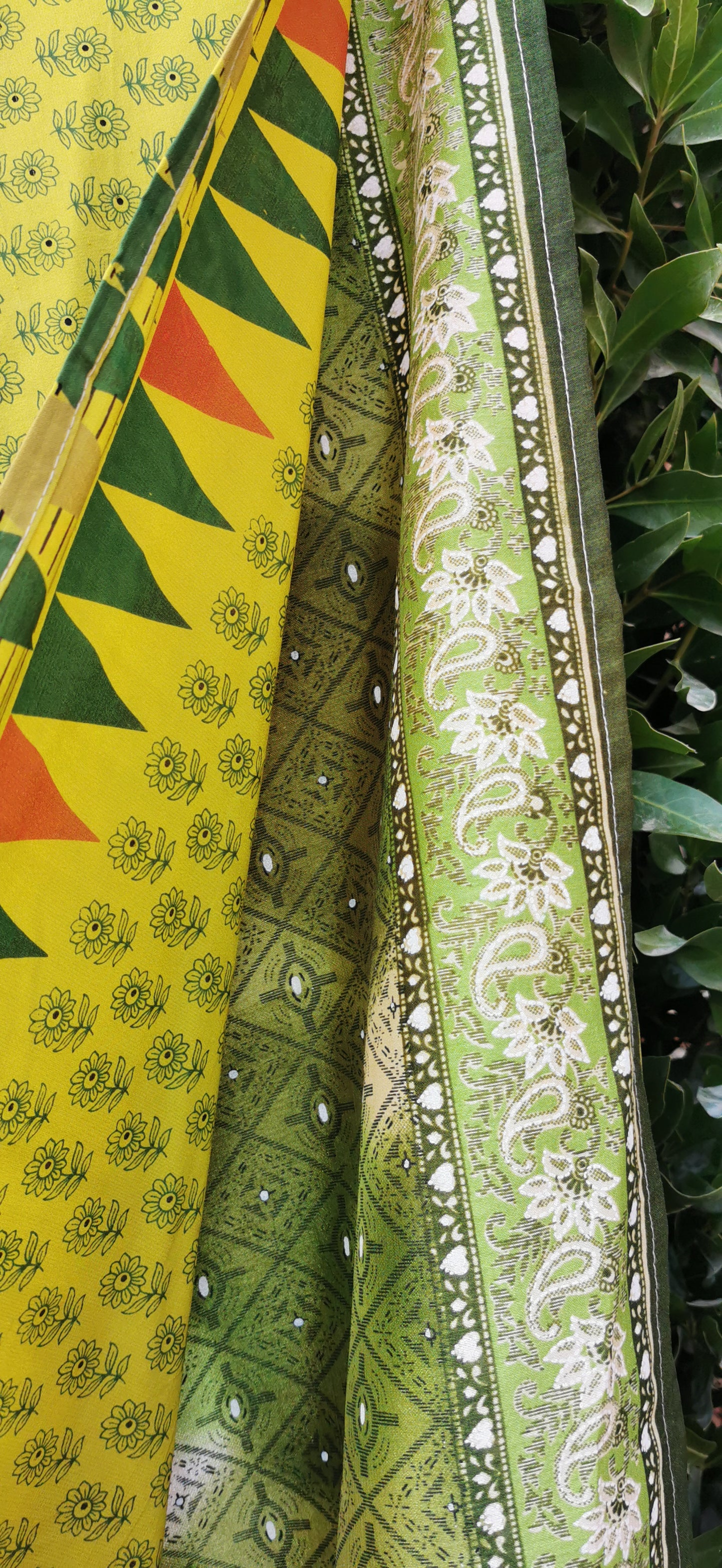 Bay Silk Double layers Wrap Skirt