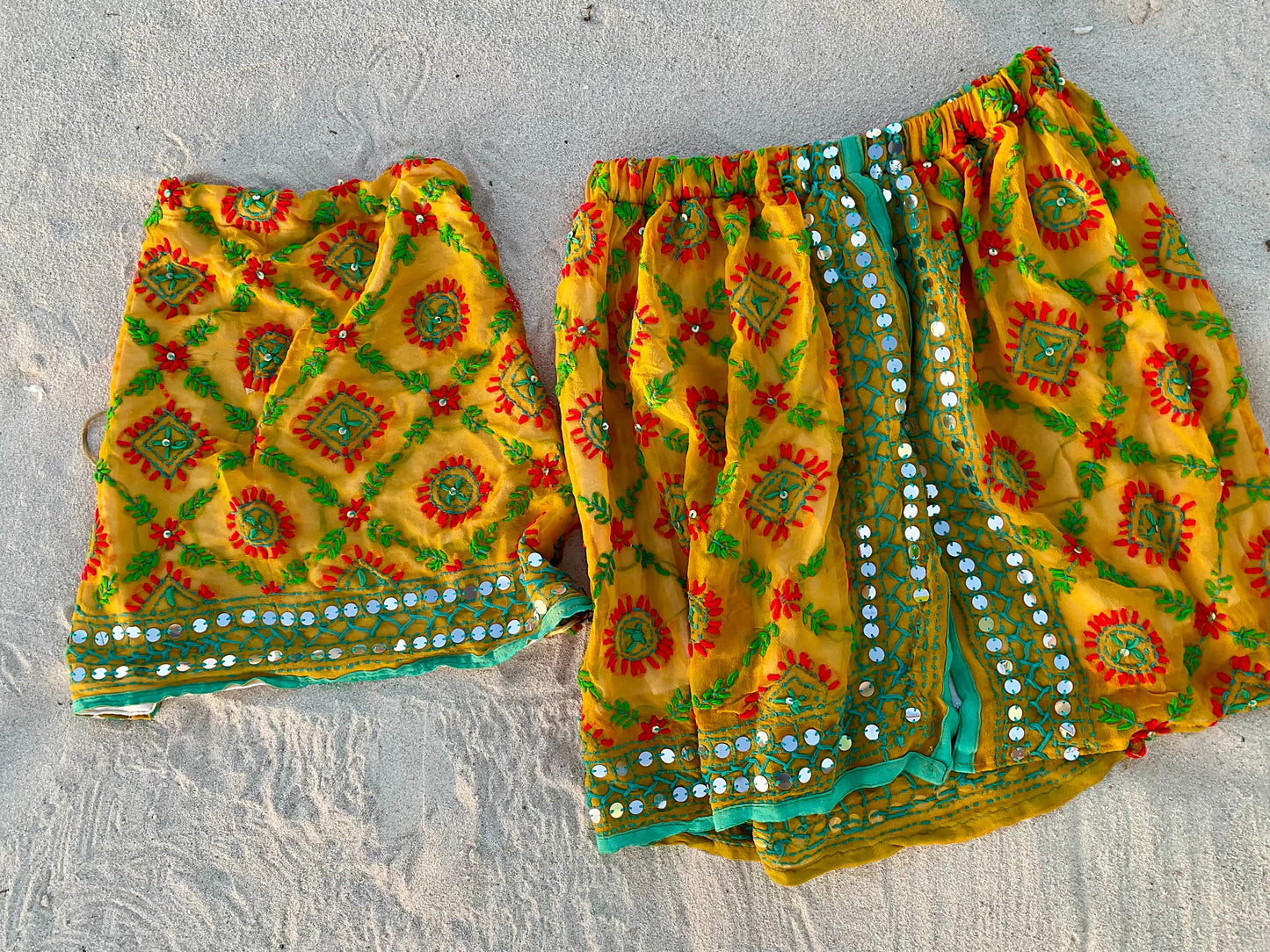 Luna Embroidered Top and Skirt Set