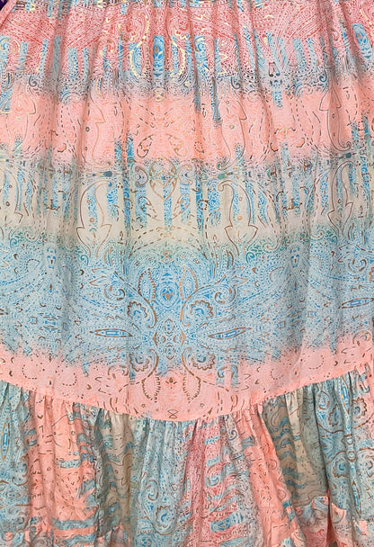 The Aurelia Silk Dress Peach