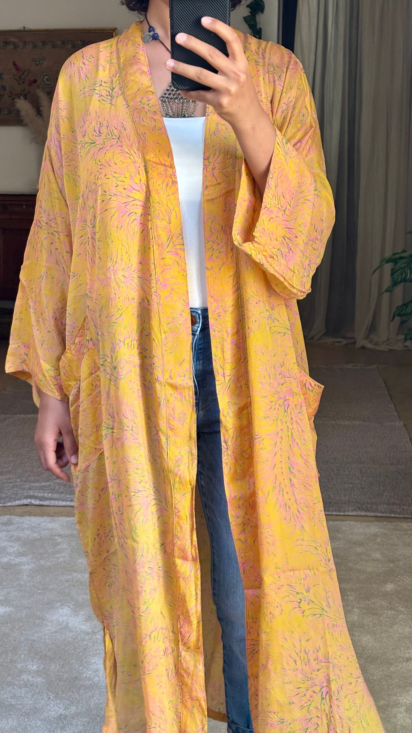Cleo Pure Silk Kimono