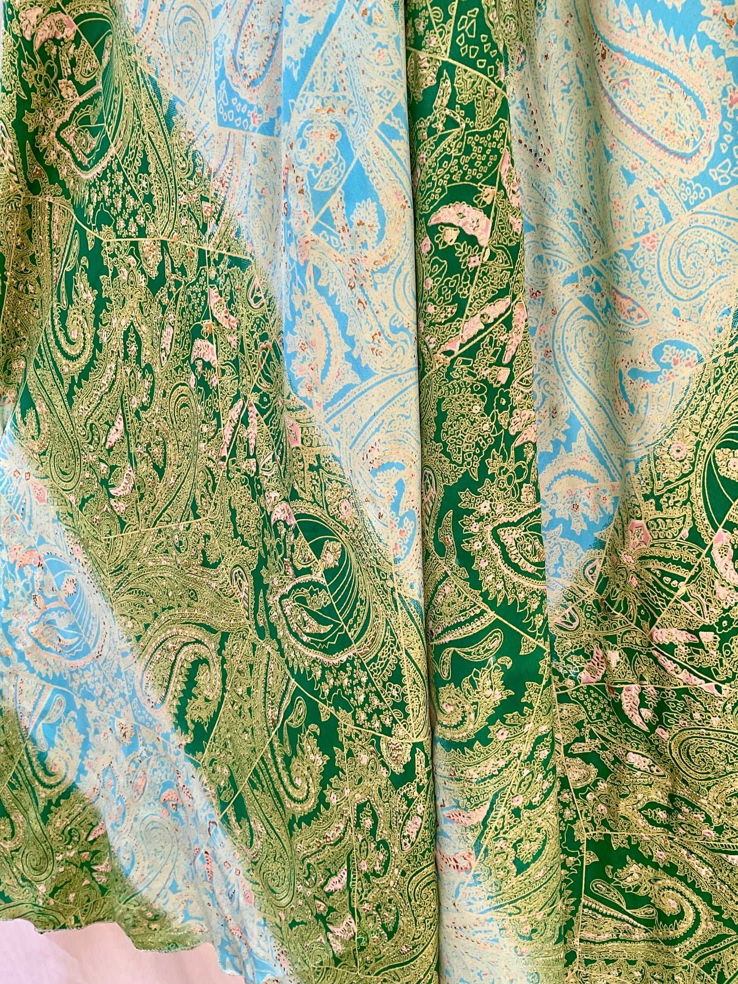 The Serenity Silk Dress Green