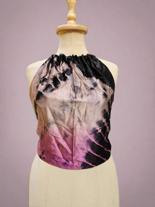 Daniela Backless Silk Top
