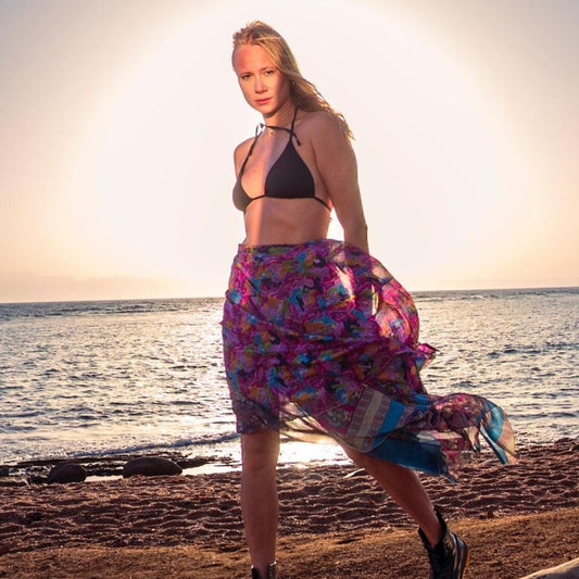 Alma wrap Silk Skirt/ Dress